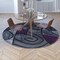 Flash Furniture Purple 7' x 7' Round Abstract Design Area Rug ACD-TZ-860-7R-PR-GG - alternate 3